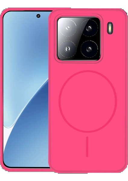 Xiaomi Mi 15 Kılıf Jully Magsafe Kapak - Fuşya modelleri