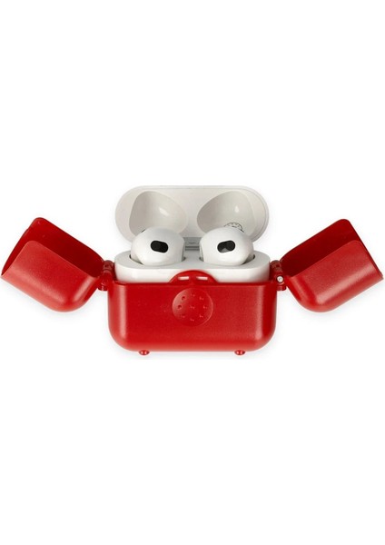 CPT83 Airpods 3 (3.nesil) Basmalı Kılıf - Kırmızı modelleri