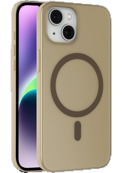 Apple iPhone 14 Tuna Pc Slim Magsafe Kapak - Titan Gri