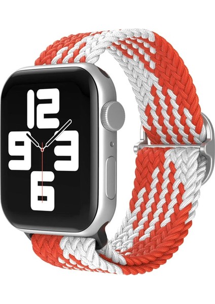 Watch 22MM Star Kordon - Beyaz-Kırmızı