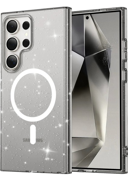 Samsung Galaxy S23 Ultra Kılıf Star Magsafe Kapak - Siyah