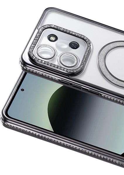 Xiaomi Redmi 15C 4g Joke Simli Magneticsafe Kılıf - Siyah fiyatları