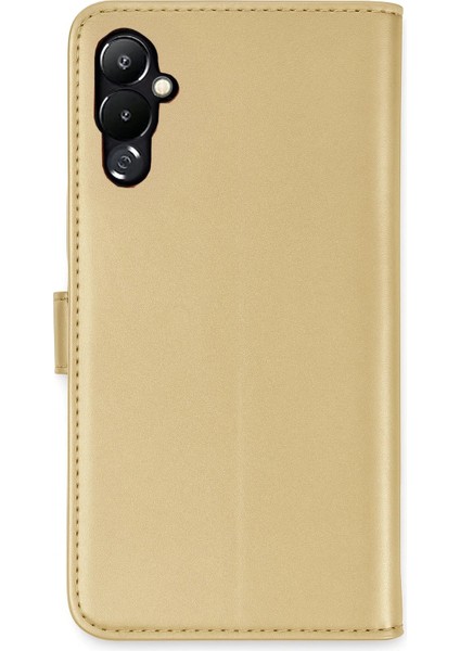 Tecno Pova 4 Kılıf Trend S Plus Kapaklı Kılıf - Gold