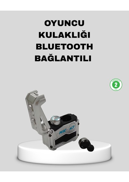Ipx5 Su Geçirmez Kablosuz Bluetooth Kulaklık – Powerbank Şarj Kutulu Düşük G - BI001V-4YU6H