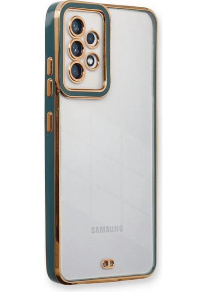 Samsung Galaxy A53 5g Kılıf Liva Lens Silikon - Yeşil