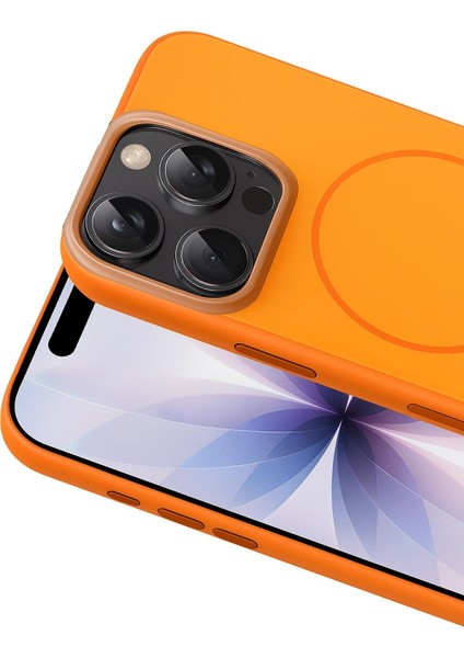 Apple iPhone 16 Pro Max Neva Magsafe Kapak - Turuncu fiyatları