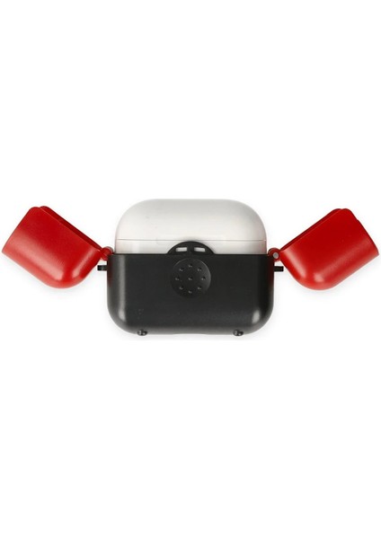 CPT83 Airpods 3 (3.nesil) Basmalı Kılıf - Siyah-Kırmızı fiyatları