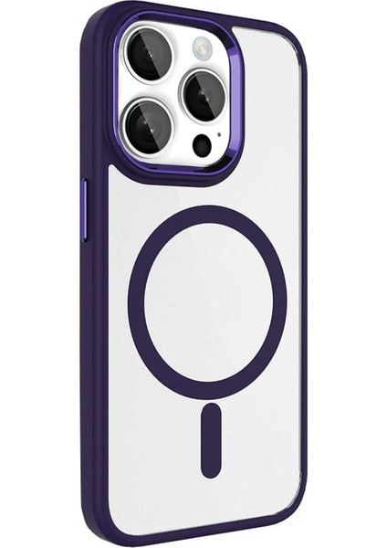 Apple iPhone 15 Pro Max Terea Magsafe Kapak - Derin Mor modelleri