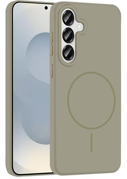 Samsung Galaxy S23 Fe Kılıf Jully Magsafe Kapak - Çöl Titanyum