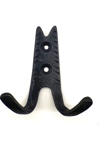 Antika Tarz Dekoratif Pirinç Kurt Askı - 75X70 Mm, Oksit