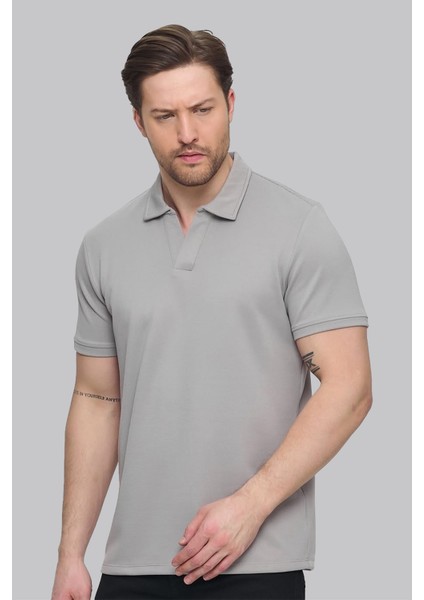 Vienna Polo Yaka Regular Fit Erkek T-Shirt – Yumuşak Dokulu Premium Kumaş