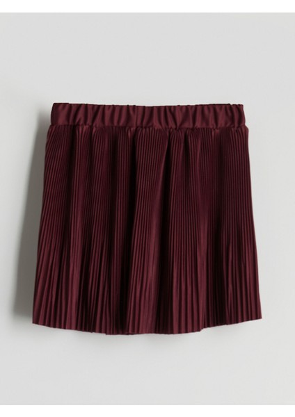 Yeni Sezon Beli Lastikli Pileli Kız Çocuk Etek modelleri