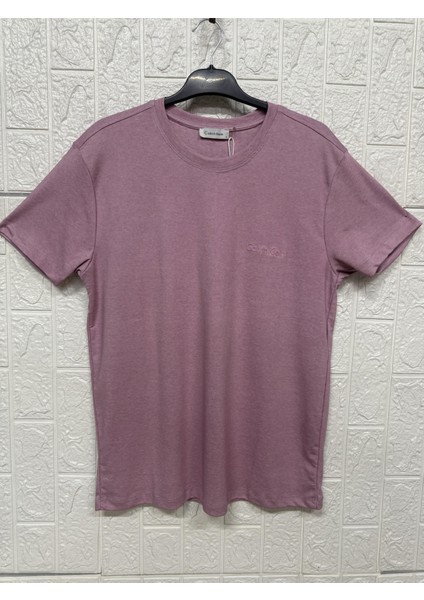 Bisiklet Yaka Kısa Kollu Tişört