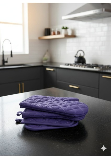 Yanmaz,ısıya Dayanıklı Isı Geçirmeyen Mutfak Fırın Tencere Eldiveni Tutacak Seti 2 Eldiven 2 Tutacak fiyatları