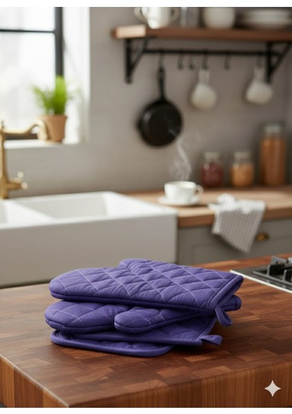 Yanmaz,ısıya Dayanıklı Isı Geçirmeyen Mutfak Fırın Tencere Eldiveni Tutacak Seti 2 Eldiven 2 Tutacak modelleri