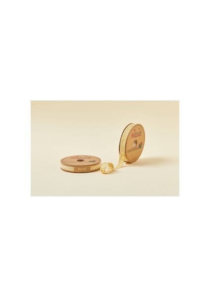 Biye Çiçekli Katlı A03 Sarı 2 cm 25 Metre %65 Koton %35 Polyester