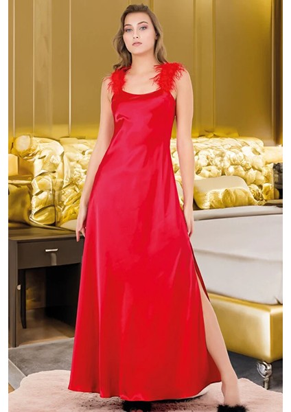 Lady Tüylü Saten Sabahlık Takımı fiyatları