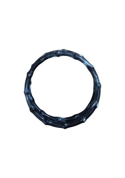 Çanta Sapı Akrilik Yuvarlak Siyah