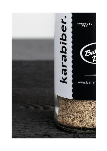 Baharat Dükkanı Karabiber (Öğütülmüş) 55GR (Cam)