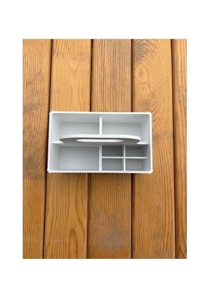 Çok Gözlü Masaüstü Organizer – Kalemlik ve Düzenleyici Kutu Beyaz fiyatları