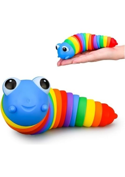 Giderici Tırtıl - Sök Tak Eğlenceli, ve Anksiyete Giderici Tırtıl Oyuncağı