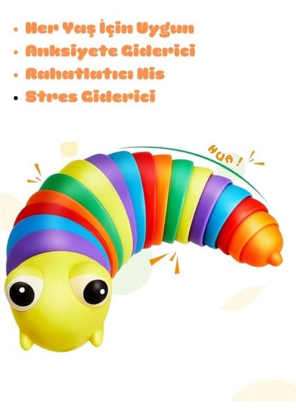 Giderici Tırtıl - Sök Tak Eğlenceli, ve Anksiyete Giderici Tırtıl Oyuncağı fiyatları