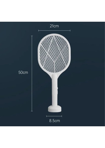 Buffer® Şarjlı Sinek Öldürücü Masaüstü Standlı,mor Işık Sinek Kovucu Raket 5W indirimleri