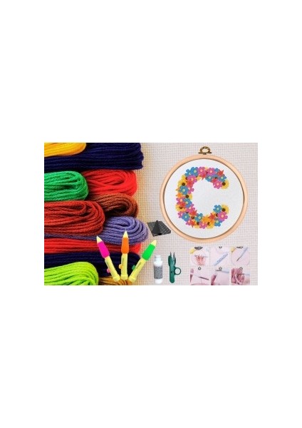 Punch Seti Nakış Seti Kasnaklı Kendin Yap Seti Seri 62