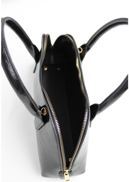 Kırışık Rugan Kadın El ve Omuz Çantası Zarif, Şık ve Kaliteli indirimleri