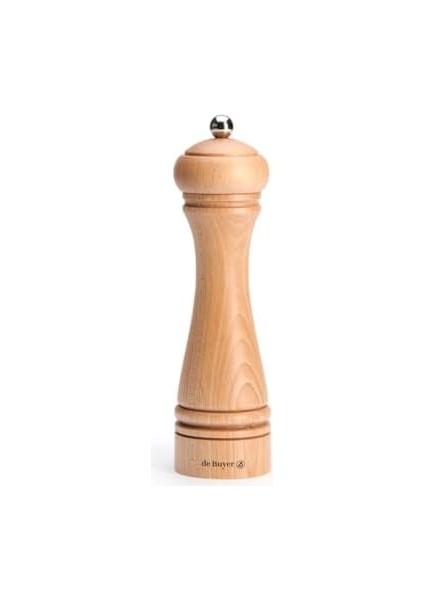 C047.210101 Mühle Kräuterkarussel Holz Natur 5,5 x 5,5 x 21 cm