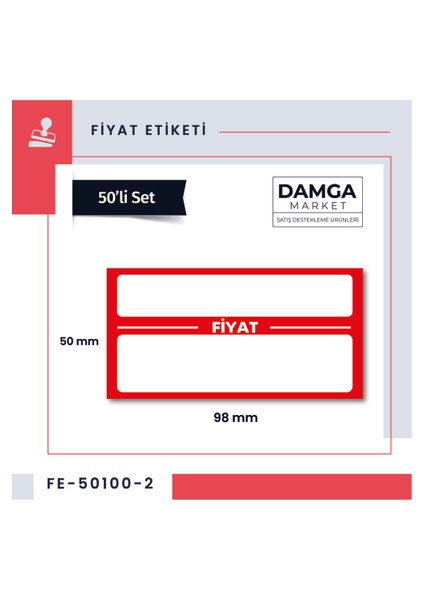 Yazılıp-Silinebilir Selefonlu Karton Raf Etiketi 5X10 cm 50 Adet fiyatları