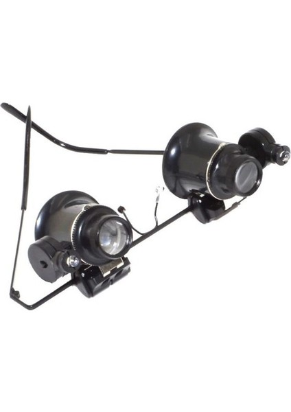 Gözlük Model Çıft LED Aydınlatma Saat Onarımı Için Harika Büyüteç modelleri