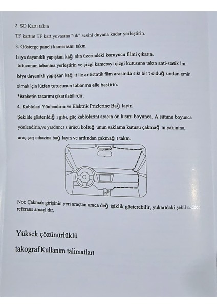 4K Ultra Hd Araç Içi Kamerası – Çift Kamera - Wifi, Gece Görüş, Geniş Açı, Döngüsel Kayıt, Arka Kamera Destekli, 3.2" IPS Ekran, Gps Opsiyonlu, Park Modu indirimleri