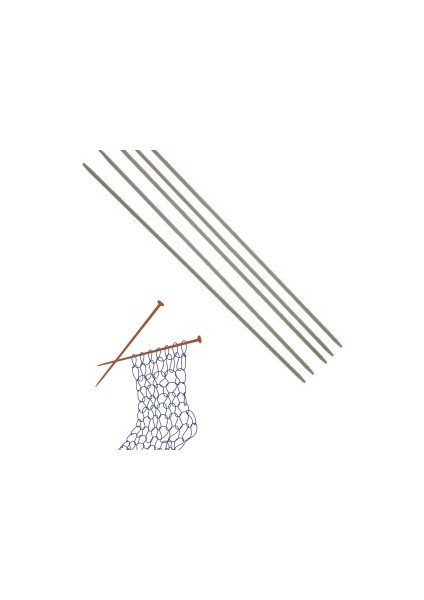 Çorap Şiş Metalize 20 cm 2,5 Numara