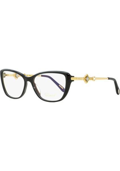 VCH224S 0700 23KT Gold Cat Eye Kedi Gözü Siyah 23KT Altın Kadın Gözlük