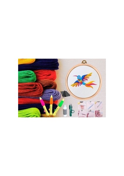 Punch Seti Nakış Seti Kasnaklı Kendin Yap Seti Seri 109