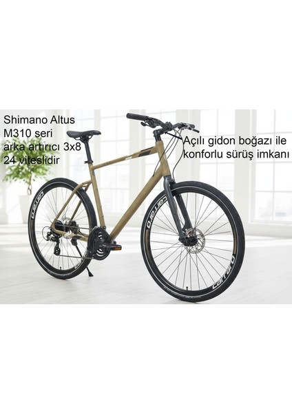 Sportive 324 52 Kadro Hidrolik Fren 24 Vites Şehir Bisikleti Düz Maşa (175 cm Üstü Boy) modelleri