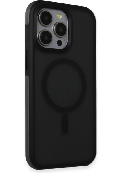 iPhone 15 Pro Toras Airbag Magsafe Kapak - Siyah