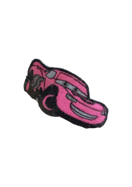 Aplike Ütü Ile Yapışan Araba Pembe 95 Yazılı Arma 3x3 cm