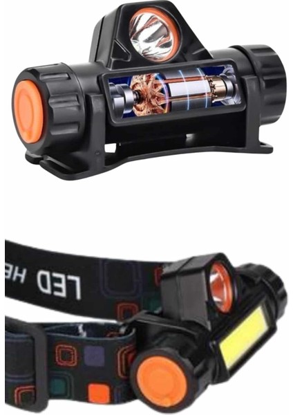 Kafa Lambası Çalışma Işığı Süper Parlak Mıknatıslı Lityum Lion Pilli - BI001V-4YYG76 modelleri