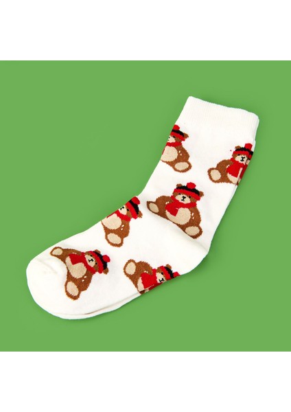 Soft Bear Çorap - Ekru