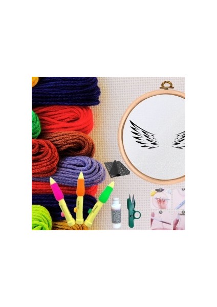 Punch Seti Nakış Seti Kasnaklı Kendin Yap Seti Seri 25