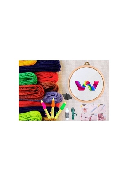 Punch Seti Nakış Seti Kasnaklı Kendin Yap Seti Seri 98