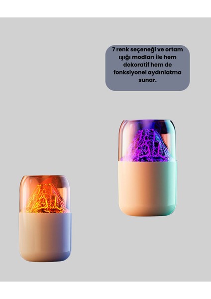 Su Hazneli LED Işıklı Aromaterapi Difüzörü - BI001V-4YZSB3 fırsatları