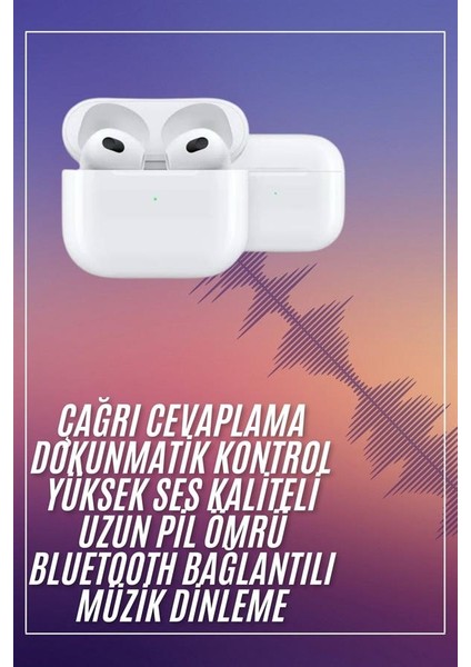 Bluetooth Kulaklık 3. Nesil Ios Android Uyumlu Yeni Nesil Wireless Charge - ME001W-51W0F2