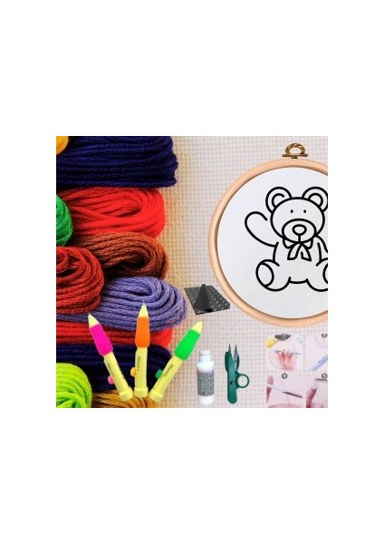 Punch Seti Nakış Seti Kasnaklı Kendin Yap Seti Seri 51