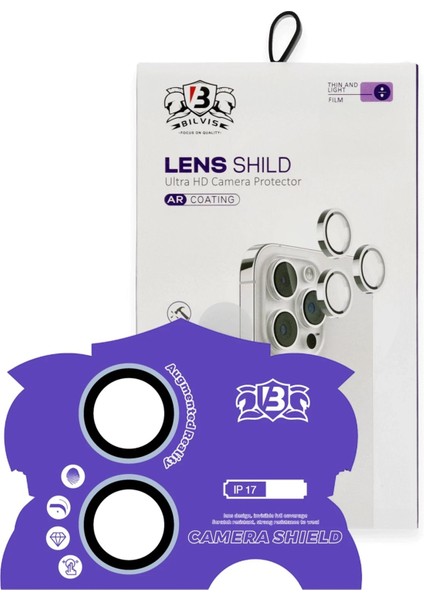 Apple iPhone 17 Bilvis Titan Kamera Lens - Açık MAVI-(5796) - BI001V-4YWTU0