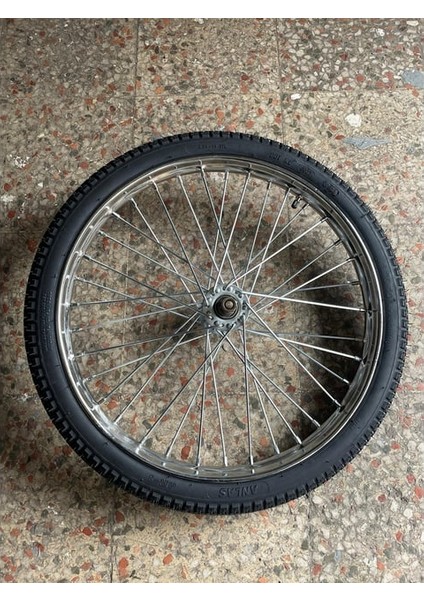 Seyyar Tezgah Araba Tekerleği 65 cm - Telli Jant (Jant Boyu:50 Cm)