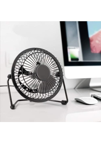 Masa Üstü USB Fan Soğutucu Vantilatör Klima - Metal Serinletici Mini Vantilatör - USB Girişli modelleri