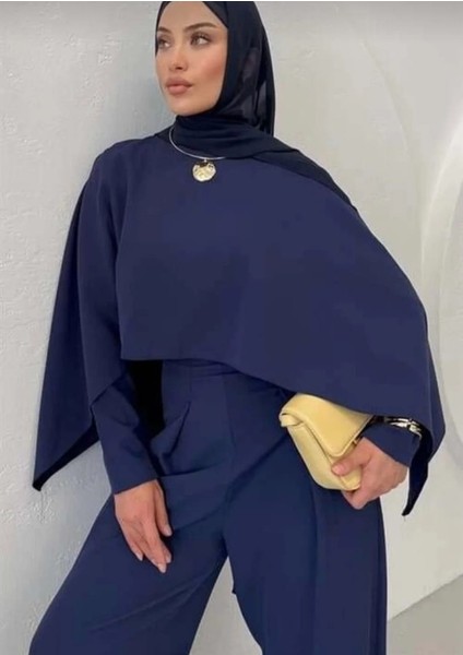 Cool Premium Pelerinli Şık Takım Tulum